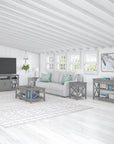Bush Furniture Key West End Table with Storage