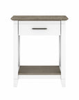 Bush Furniture Key West End Table with Storage