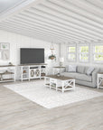 Bush Furniture Key West End Table with Storage