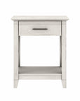 Bush Furniture Key West End Table with Storage
