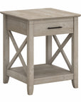 Bush Furniture Key West End Table with Storage