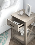Bush Furniture Key West End Table with Storage