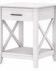 Bush Furniture Key West End Table with Storage