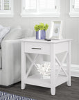 Bush Furniture Key West End Table with Storage