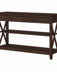 Bush Furniture Key West Console Table with Drawers and Shelves