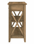 Bush Furniture Key West Console Table with Drawers and Shelves