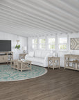 Bush Furniture Key West Console Table with Drawers and Shelves