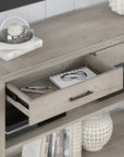 Bush Furniture Key West Console Table with Drawers and Shelves