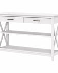 Bush Furniture Key West Console Table with Drawers and Shelves