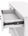 Bush Furniture Key West Console Table with Drawers and Shelves