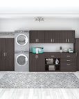 Bush Business Furniture Universal Laundry Room Storage Cabinet with Doors and Shelves