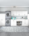 Bush Business Furniture Universal Laundry Room Storage Cabinet with Doors and Shelves