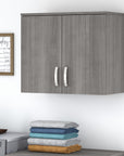 Bush Business Furniture Universal Laundry Room Wall Cabinet with Doors and Shelves