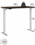 Move 40 Series by Bush Business Furniture 60W x 30D Electric Height Adjustable Standing Desk