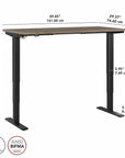 Move 40 Series by Bush Business Furniture 60W x 30D Electric Height Adjustable Standing Desk
