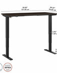 Move 40 Series by Bush Business Furniture 60W x 30D Electric Height Adjustable Standing Desk