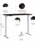 Move 40 Series by Bush Business Furniture 60W x 30D Electric Height Adjustable Standing Desk