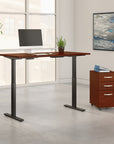 Move 60 Series by Bush Business Furniture 72W x 30D Height Adjustable Standing Desk with Storage
