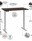 Move 60 Series by Bush Business Furniture 48W x 24D Electric Height Adjustable Standing Desk