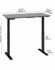 Move 60 Series by Bush Business Furniture 48W x 24D Electric Height Adjustable Standing Desk