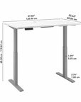 Move 60 Series by Bush Business Furniture 48W x 24D Electric Height Adjustable Standing Desk