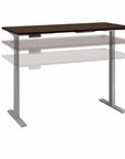 Move 60 Series by Bush Business Furniture 72W x 30D Height Adjustable Standing Desk