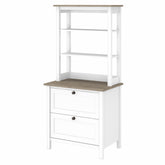 Bush Furniture Mayfield Bookcase with Drawers