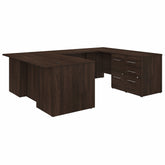 Bush Business Furniture Office 500 72W U Shaped Executive Desk with Drawers