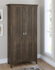 Bush Furniture Salinas Tall Storage Cabinet with Doors
