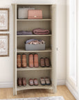 Bush Furniture Salinas Tall Storage Cabinet with Doors