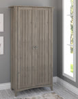 Bush Furniture Salinas Tall Storage Cabinet with Doors