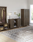 Bush Furniture Salinas Hall Tree with Shoe Storage Bench