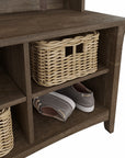 Bush Furniture Salinas Hall Tree with Shoe Storage Bench