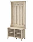 Bush Furniture Salinas Hall Tree with Shoe Storage Bench