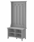 Bush Furniture Salinas Hall Tree with Shoe Storage Bench