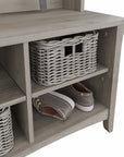 Bush Furniture Salinas Hall Tree with Shoe Storage Bench