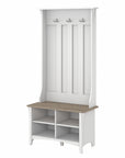 Bush Furniture Salinas Hall Tree with Shoe Storage Bench