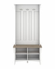 Bush Furniture Salinas Hall Tree with Shoe Storage Bench