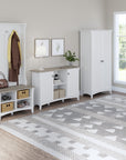 Bush Furniture Salinas Hall Tree with Shoe Storage Bench