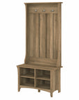Bush Furniture Salinas Hall Tree with Shoe Storage Bench