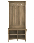 Bush Furniture Salinas Hall Tree with Shoe Storage Bench