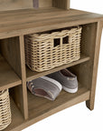 Bush Furniture Salinas Hall Tree with Shoe Storage Bench