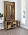 Bush Furniture Salinas Hall Tree with Shoe Storage Bench