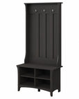 Bush Furniture Salinas Hall Tree with Shoe Storage Bench