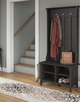 Bush Furniture Salinas Hall Tree with Shoe Storage Bench