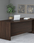 Bush Business Furniture Studio C 72W x 36D Bow Front Desk