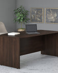 Bush Business Furniture Studio C 72W x 36D Bow Front Desk