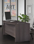 Bush Business Furniture Studio C 72W x 36D Bow Front Desk