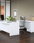 Bush Business Furniture Studio C 72W x 36D Bow Front Desk