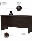 Bush Business Furniture Studio C 60W x 24D Credenza Desk